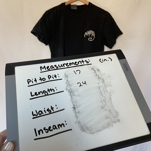 Vintage MuKappa women's size small Black Cotton T-Shirt lightweight summer top - Picture 4 of 5